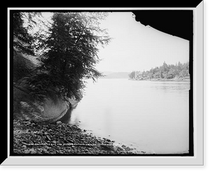 Historic Framed Print, Peekskill Bay and Narrows of the Hudson - 2,  17-7/8" x 21-7/8"