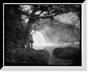 Historic Framed Print, Falls of the Abra,  17-7/8" x 21-7/8"