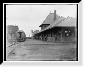 Historic Framed Print, Kasota Station,  17-7/8" x 21-7/8"