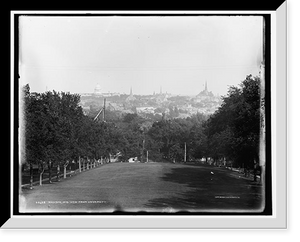 Historic Framed Print, Madison, Wis., view from University - 2,  17-7/8" x 21-7/8"