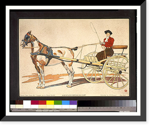 Historic Framed Print, A Kentucky breaking cart,  17-7/8" x 21-7/8"