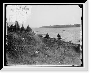 Historic Framed Print, St. Croix Lake, looking up,  17-7/8" x 21-7/8"