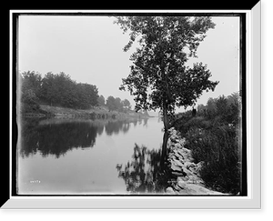 Combined locks, boat canal, Wis. Classic, Historic Reproduction