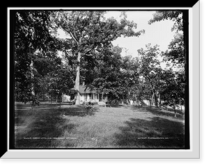 Historic Framed Print, Green Lake, Wis., Sherwood Cottages,  17-7/8" x 21-7/8"