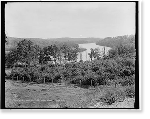 Historic Landscape - Janesville, Wis., Rock River Valley above city