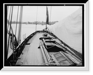 Historic Framed Print, Deck of Galatea,  17-7/8" x 21-7/8"