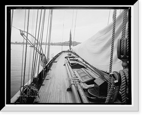 Historic Framed Print, Deck of Galatea - 2,  17-7/8" x 21-7/8"