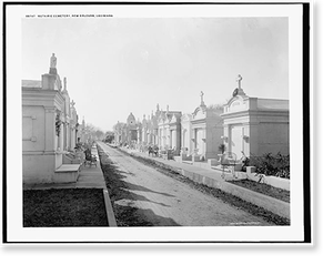 Historic Photo Print - New Orleans - Metairie Cemetery, Louisiana