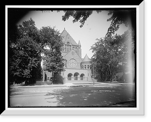 Historic Framed Print, First Presbyterian Church, Detroit - 2,  17-7/8" x 21-7/8"