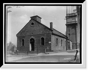 Historic Framed Print, Old St. Gabriel Presbyterian Church, Montreal,  17-7/8" x 21-7/8"