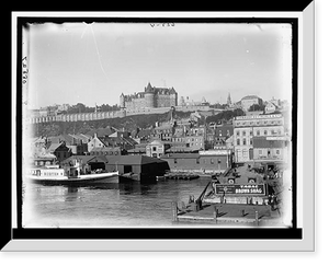 Historic Framed Print, [Chateau Frontenac from the terrace],  17-7/8" x 21-7/8"