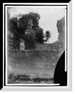Ruins of castle built by Columbus' son Diego, Domingo City, San Domingo, W.I, Historic Reproduction
