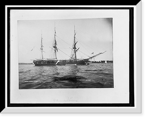 Historic Framed Print, U.S.S. Jamestown,  17-7/8" x 21-7/8"