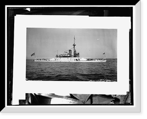 Antique Maritime - Battleships - U.S.S. Terror - Framed Wall Art Gift Idea