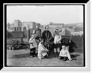 Chinese woman and children - 2, Vintage Print