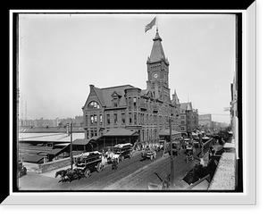 C. & N.W. (Chicago and North Western) Railway Station, Chicago, Ill, Vintage Poster
