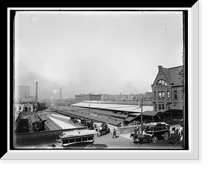 C. & N.W. (Chicago and North Western) Railway Station, Chicago, Ill. - 2, Vintage Poster