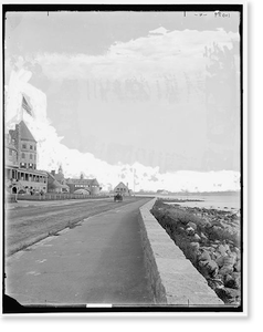 Historic Maritime - Narragansett Pier, R. I - Antique Wall Decor Print