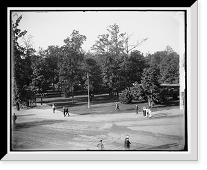 Historic Framed Print, Central Ave., Belle Isle Park, Detroit - 7,  17-7/8" x 21-7/8"