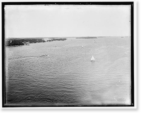 Antique Architecture - Alexandria Bay north from Thousand Islands House (1)
