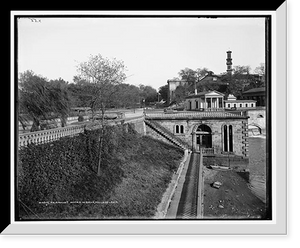 Historic Framed Print, Fairmount Water Works, Philadelphia - 2,  17-7/8" x 21-7/8"