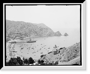 Historic Framed Print, Avalon, Santa Catalina Island,  17-7/8" x 21-7/8"