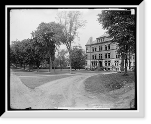 Historic Framed Print, The Campus, Williams College,  17-7/8" x 21-7/8"