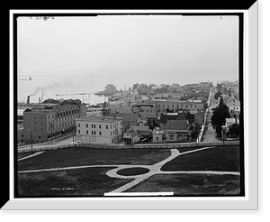 Mackinac from the fort - 2, Vintage Poster
