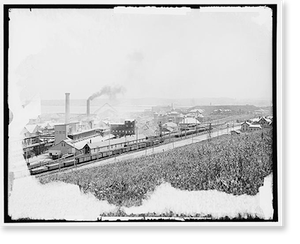 Historic Industry - Solvay Process Co.'s plant, Syracuse Solvay, N.Y
