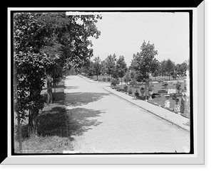 Historic Framed Print, Cedar Grove Cemetery,  17-7/8" x 21-7/8"