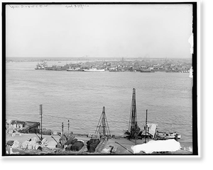 Historic Bird's Eye View - New Orleans - Panorama of Louisiana (2)