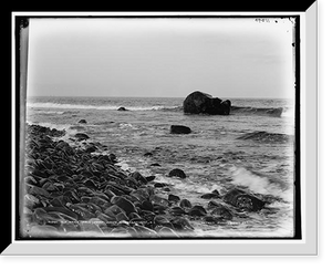 Old Man's Face, Point Judith, Narragansett, R.I, Vintage Wall Art