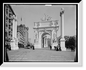 Historic Framed Print, Dewey Arch, New York - 2,  17-7/8" x 21-7/8"