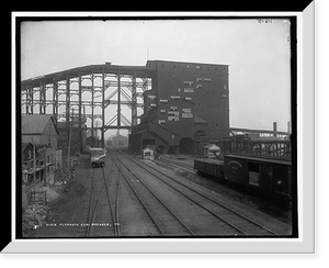 Historic Framed Print, Plymouth coal breaker, Pa.,  17-7/8" x 21-7/8"