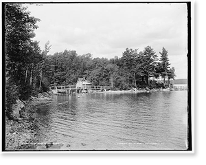 Historic Landscape - On the shore of Lake Sunapee, N.H