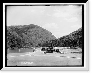 Historic Framed Print, The Gate from the Crawford House, Crawford Notch, White Mountains,  17-7/8" x 21-7/8"