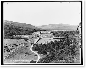 Vintage Building Photo - White Mountains - The Crawford House