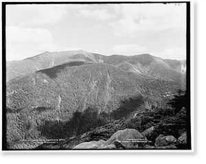 Historic Photo Print - White Mountains - Mt. Lafayette, Franconia Notch