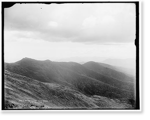 Antique Photo Print - White Mountains - Mt. Washington from Spruce Mtn