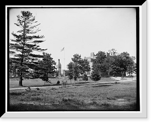 Historic Framed Print, General view from the south, M.M.A., Orchard Lake, Michigan,  17-7/8" x 21-7/8"