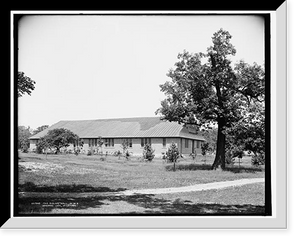 Historic Framed Print, The Riding hall, M.M.A., Orchard Lake, Michigan,  17-7/8" x 21-7/8"