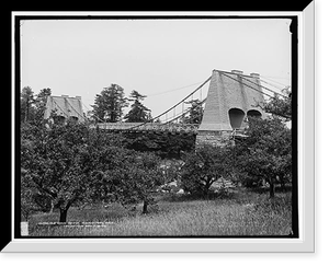Black & White Photo - Old chain bridge, Newburyport, Mass (1)