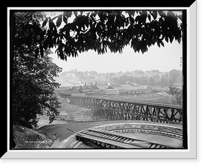 Historic Framed Print, Boonton, N.J.,  17-7/8" x 21-7/8"