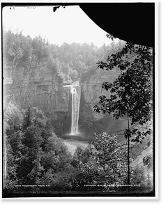 Antique Scenic Print - Taughannock Falls, N.Y - Vintage Home Decor Print