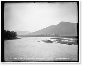 Vintage Photo Print - Pennsylvania - Campbell's Ledge