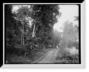 Historic Framed Print, Cottage of Mr. C.H. Rood, Omena,  17-7/8" x 21-7/8"