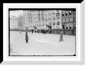 Historic Framed Print, Duellers using wax bullets, New York,  17-7/8" x 21-7/8"