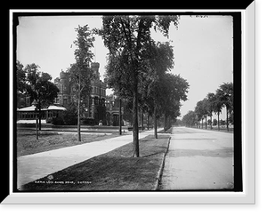 Lake Shore Drive, Chicago, Antique Print