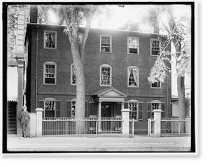 Black & White Photo - Portland, Maine - Longfellow's home
