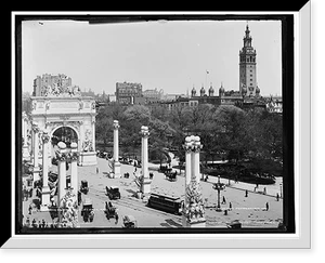 Antique City View - New York City - Madison Square and Dewey Arch